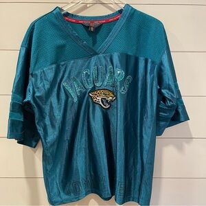 Tommy Hilfiger Teal NFL Jacksonville Jaguars Sequined Jersey Women’s Size Med